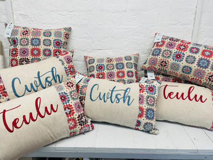 Teulu Crochet style Cushion- Teulu Cushion