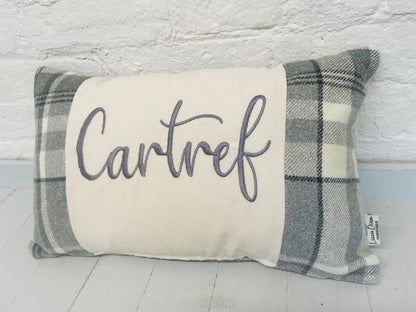 Cartref Wool Touch Panel Cushion-