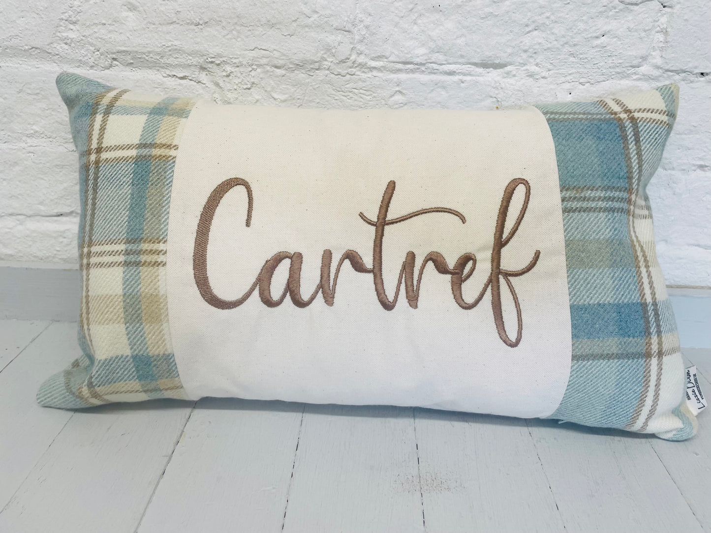Cartref Wool Touch Panel Cushion- Choice of 4 Colours