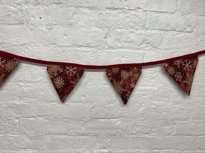 Luxe Snowflake tapestry Christmas Sack