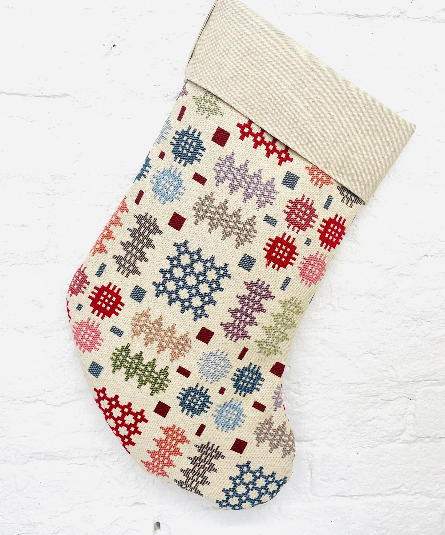 Welsh Blanket Christmas Stocking