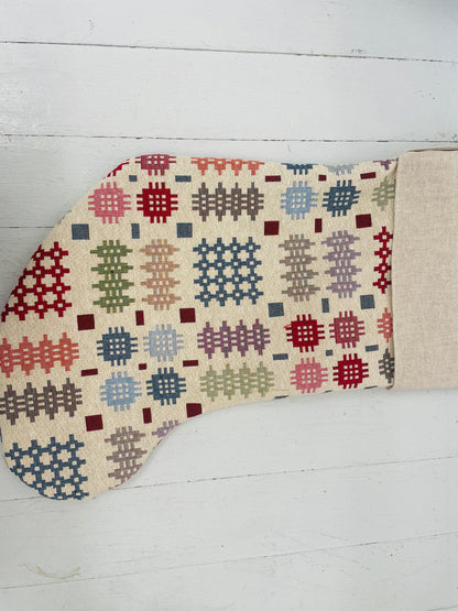 Welsh Blanket Christmas Stocking