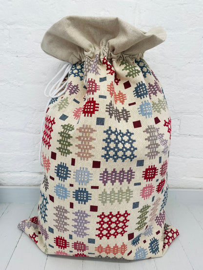 Welsh Blanket Christmas Sack