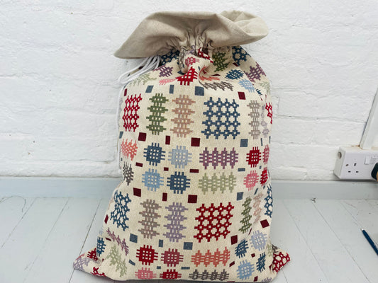 Welsh Blanket Christmas Sack