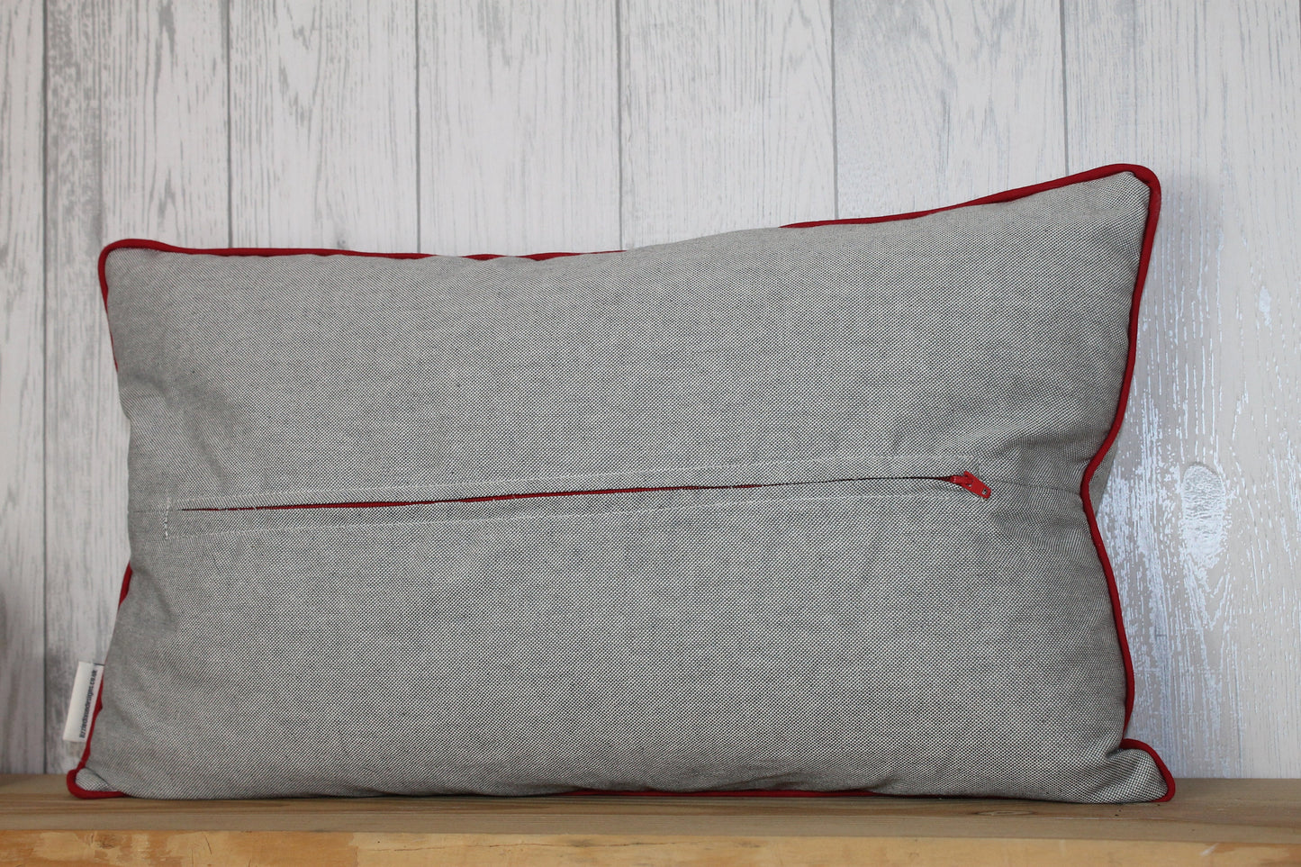 Love Cushion Grey and Red Pillow, Valentines Day Gift ,Gift For Her, Gift For Friend,Valentines Day Pillowcase,Valentines Day Cushion Cover