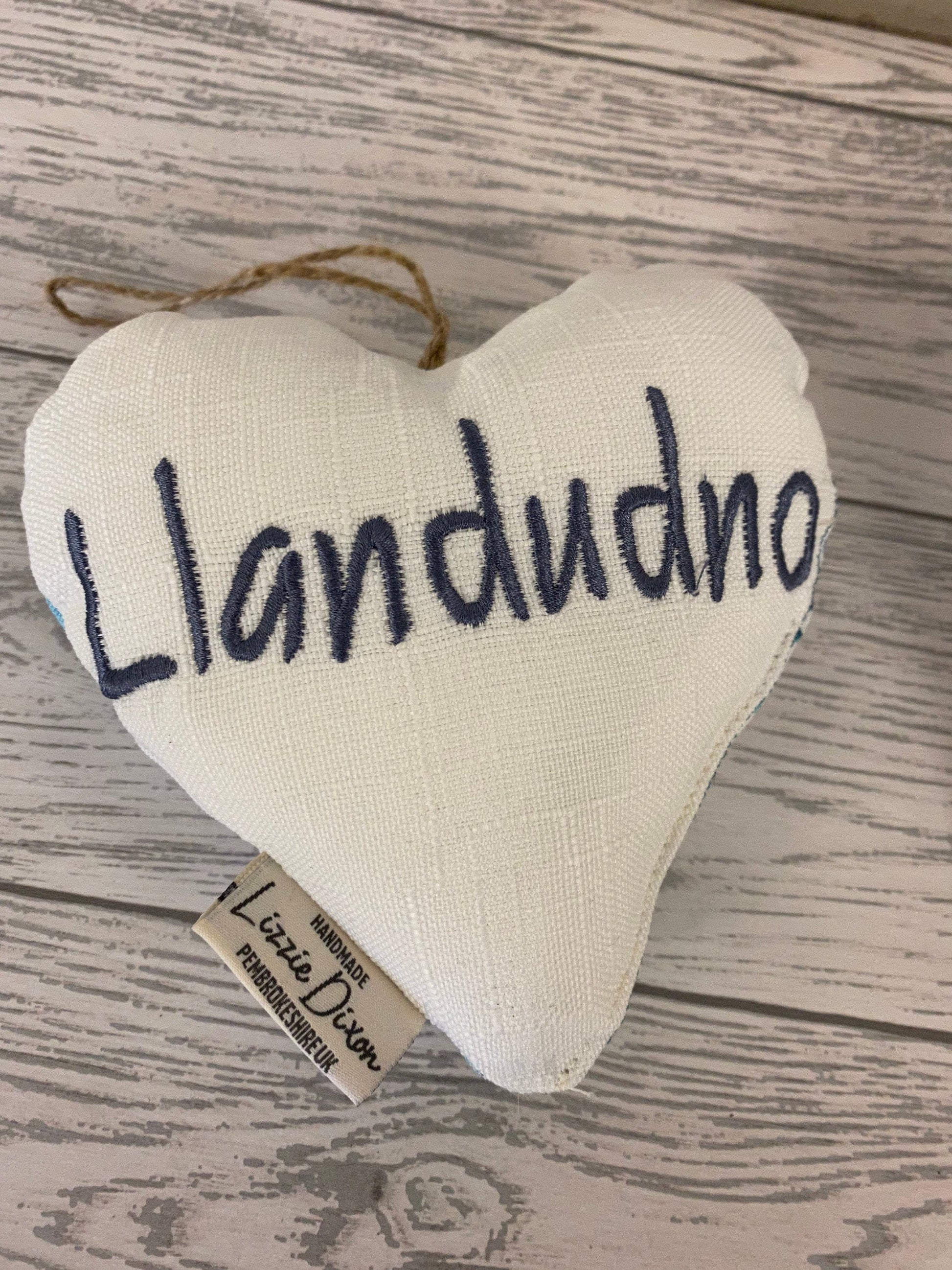 Personalised Hanging Heart ,Lavender Hanging decoration, Holiday gift. Personalised hoilday present- Nautical gift- Nautical heart