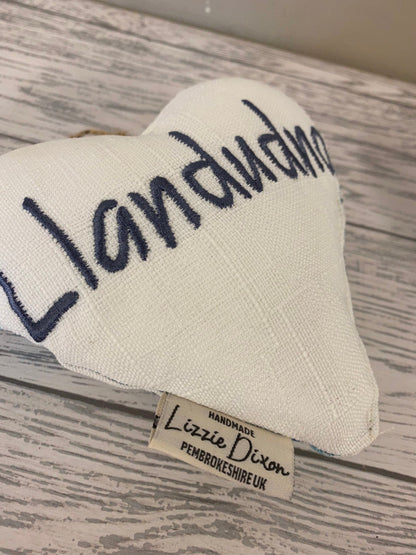 Personalised Hanging Heart ,Lavender Hanging decoration, Holiday gift. Personalised hoilday present- Nautical gift- Nautical heart
