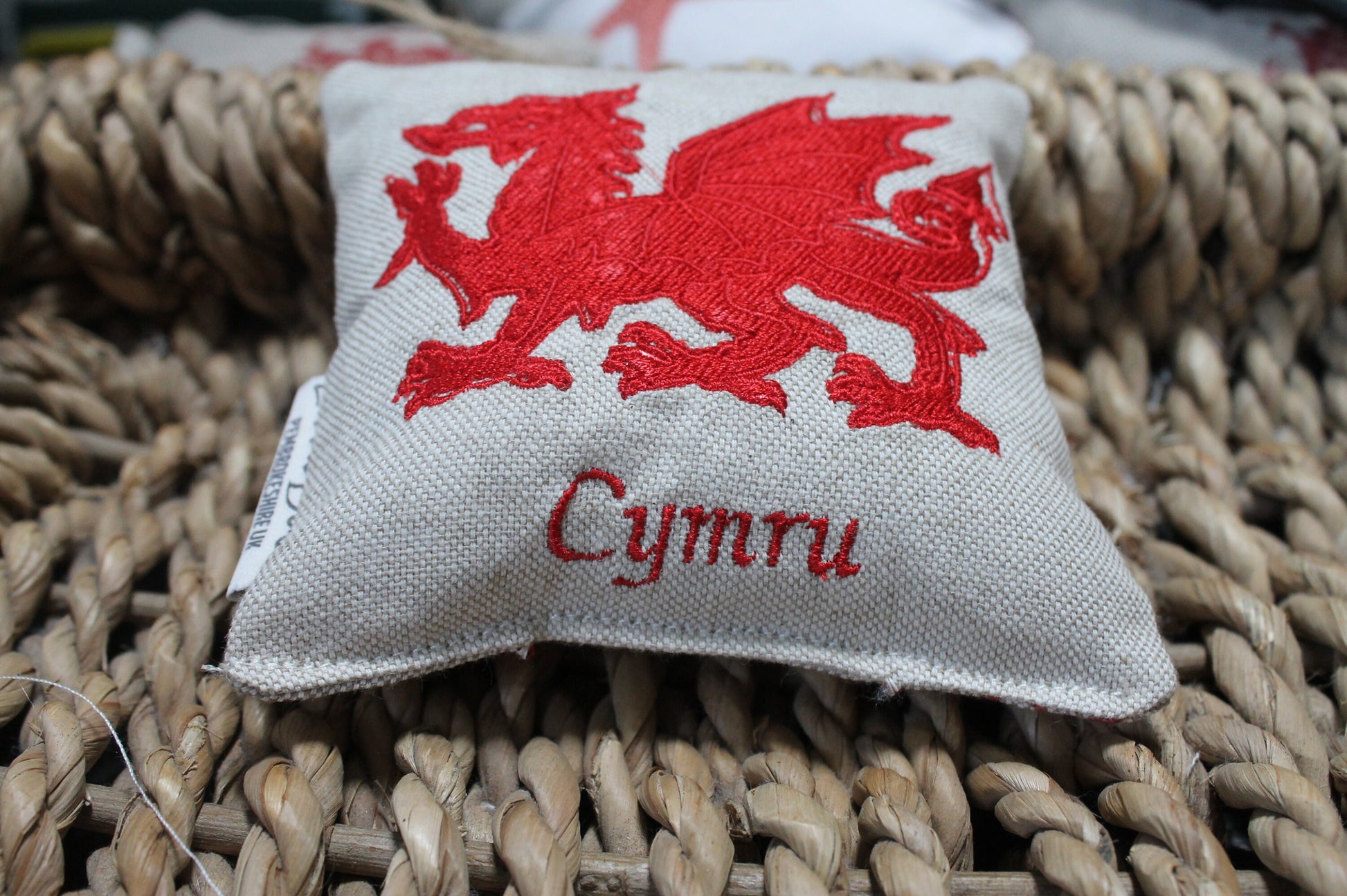 Welsh Dragon Hanging Decoration -Lavender Hanging decoration -Personalised welsh gift -Cymru Gift