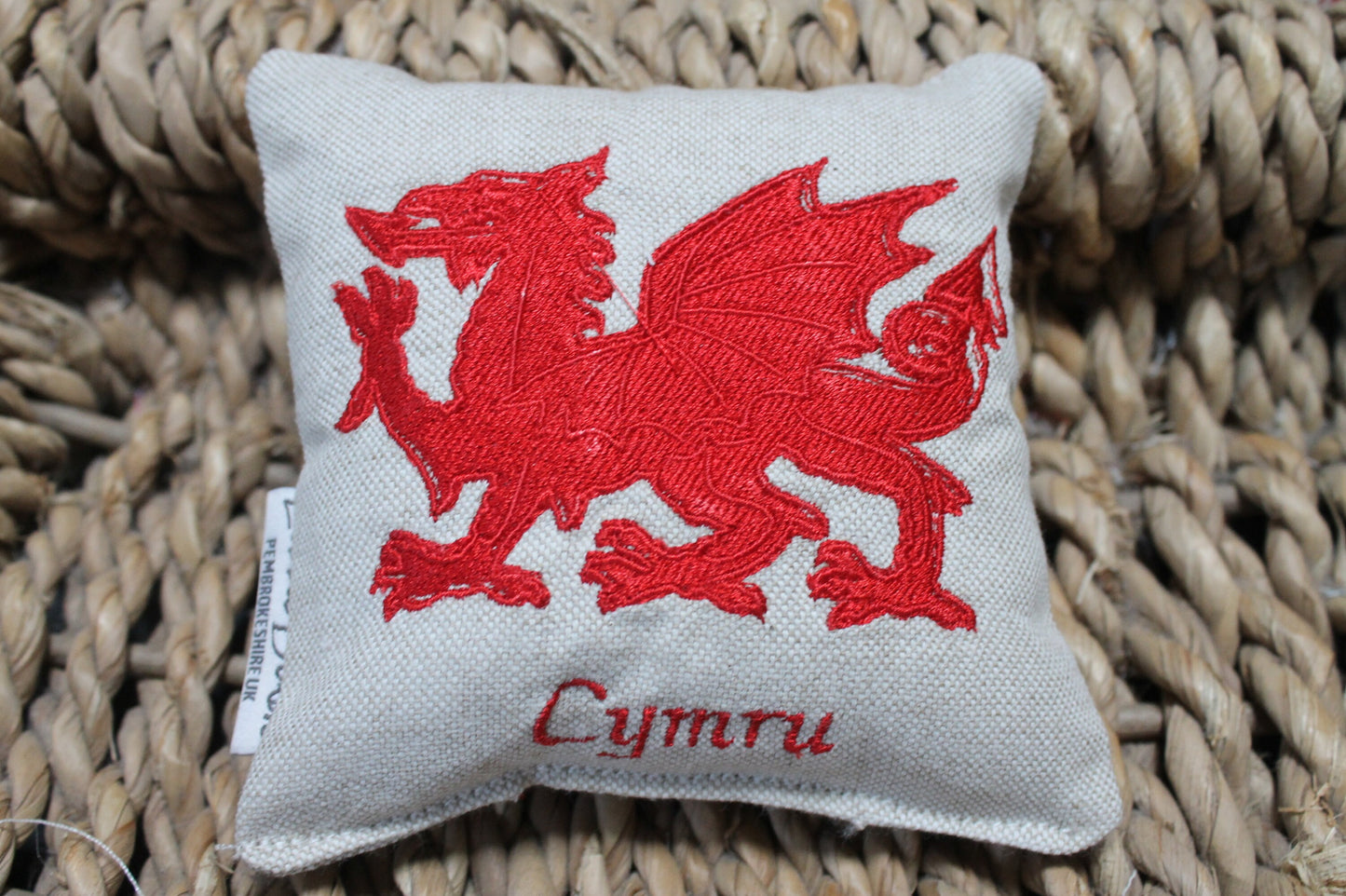 Welsh Dragon Hanging Decoration -Lavender Hanging decoration -Personalised welsh gift -Cymru Gift