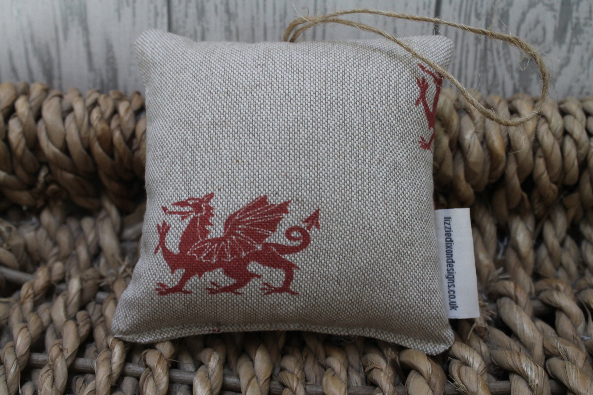 Welsh Dragon Hanging Decoration -Lavender Hanging decoration -Personalised welsh gift -Cymru Gift