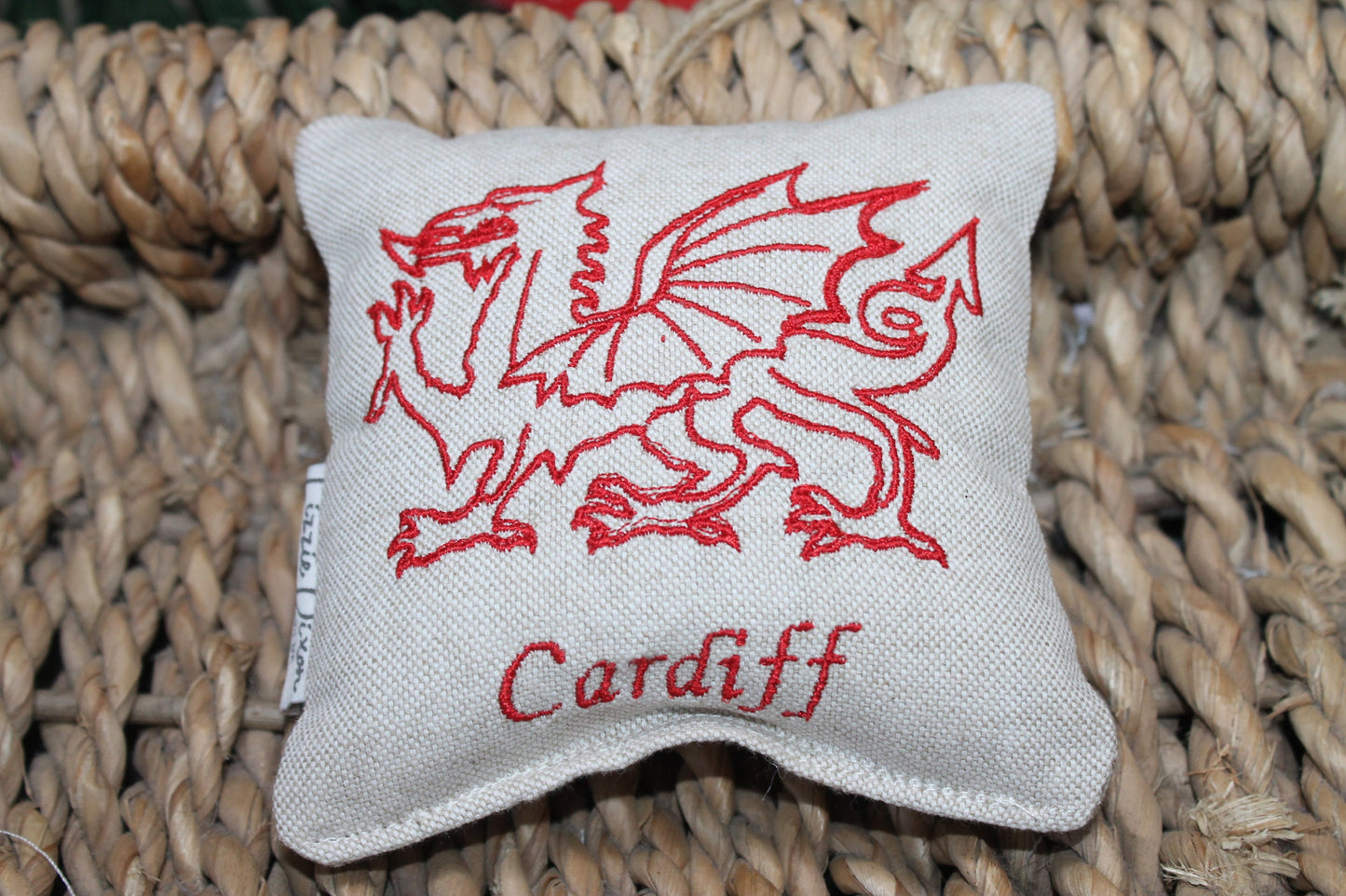 Welsh Dragon Hanging Decoration -Lavender Hanging decoration -Personalised welsh gift -Cymru Gift