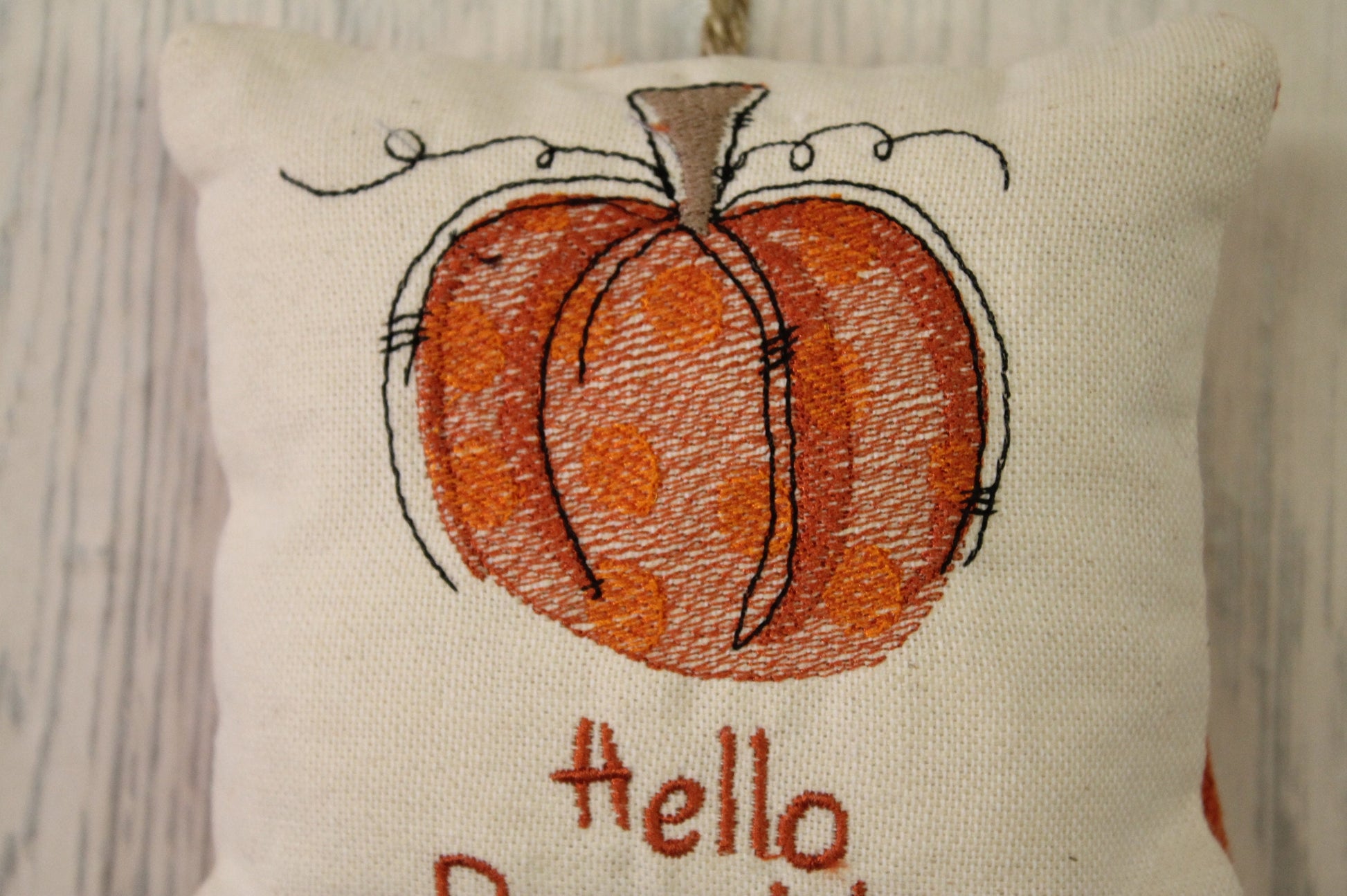 Hello Pumpkin Autumn Hanging Decoration-Autumn Decoration-Pumpkin Decoration