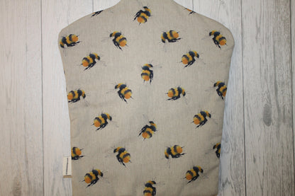 Peg bag- Bumble Bee Fabric Peg Bag with hanger. handmade clothes peg bag