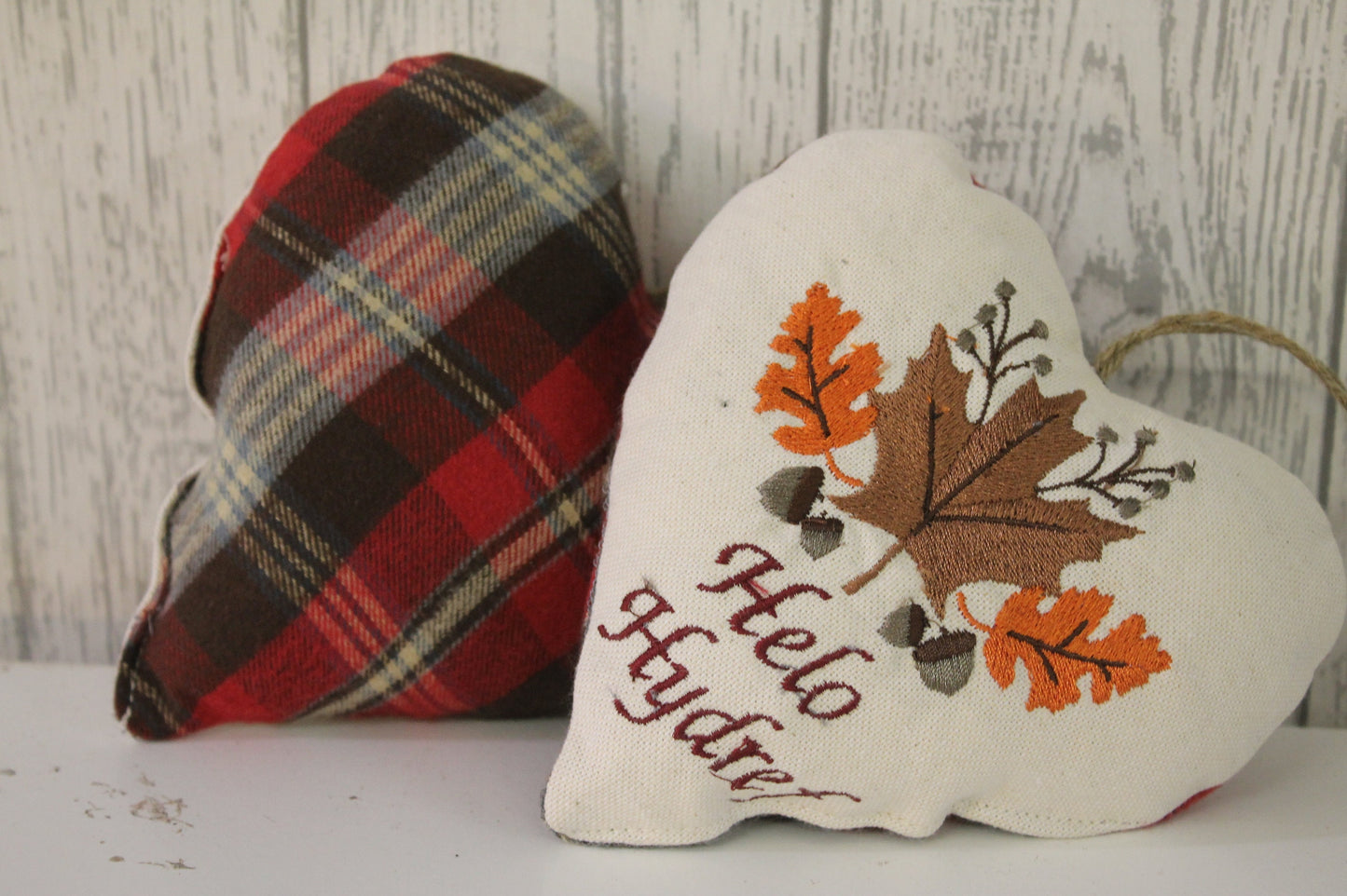 Helo Hydref Leaf Hanging Decorations- Welsh Quote Gifts-