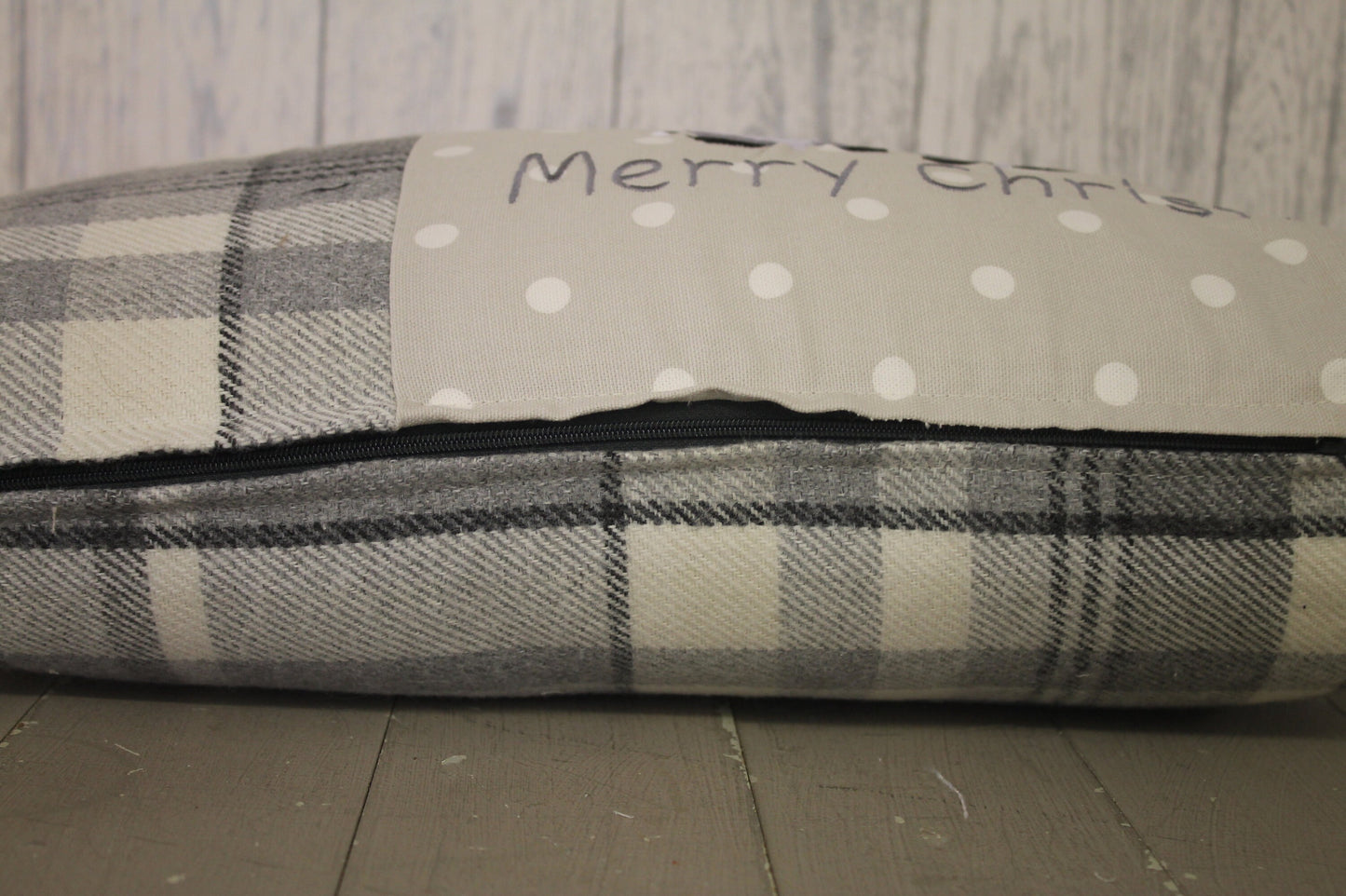 Grey Christmas Gnomes Cushion, Merry Christmas Festive Cushion-Festive Gnomes- Christmas Gnomes- Grey Gnomes