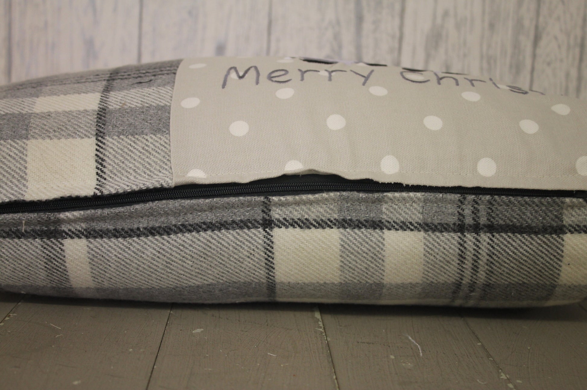 Grey Christmas Gnomes Cushion, Merry Christmas Festive Cushion-Festive Gnomes- Christmas Gnomes- Grey Gnomes