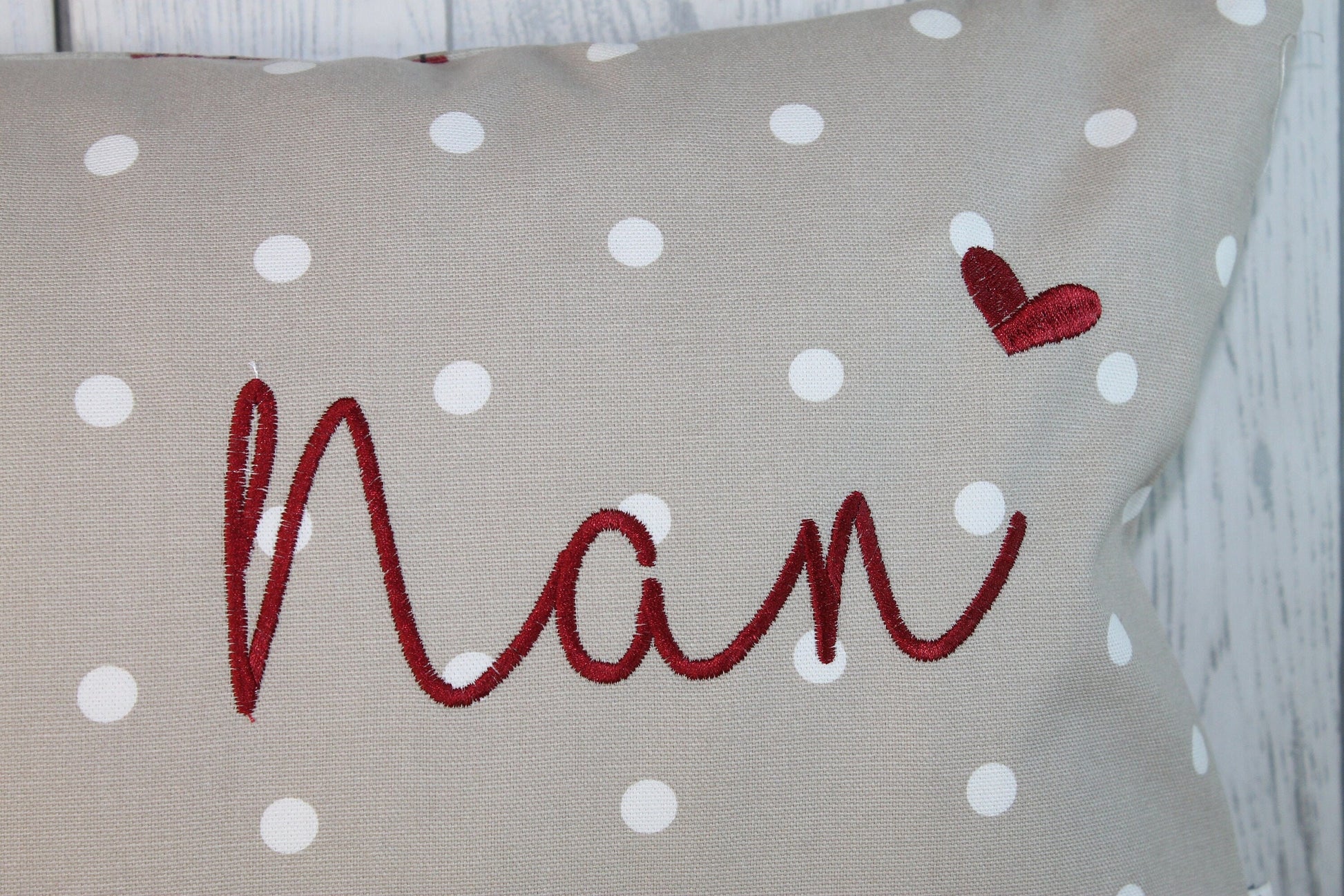 Mother&#39;s Day Gift, Personalised Cushion, Gift for Mum. Gift for Mamgu, Grandma - Personalised Mothers Gift -Red Sheep