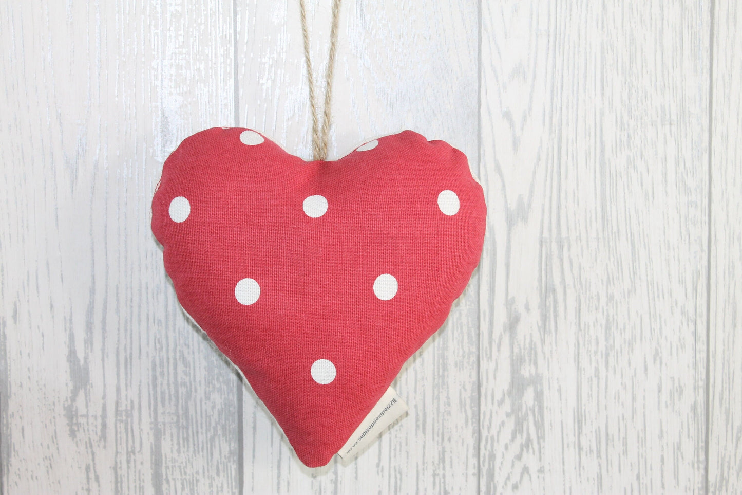 Welsh Dragon Hanging Heart-Lavender Hanging Heart-Fabric Hanging Heart-