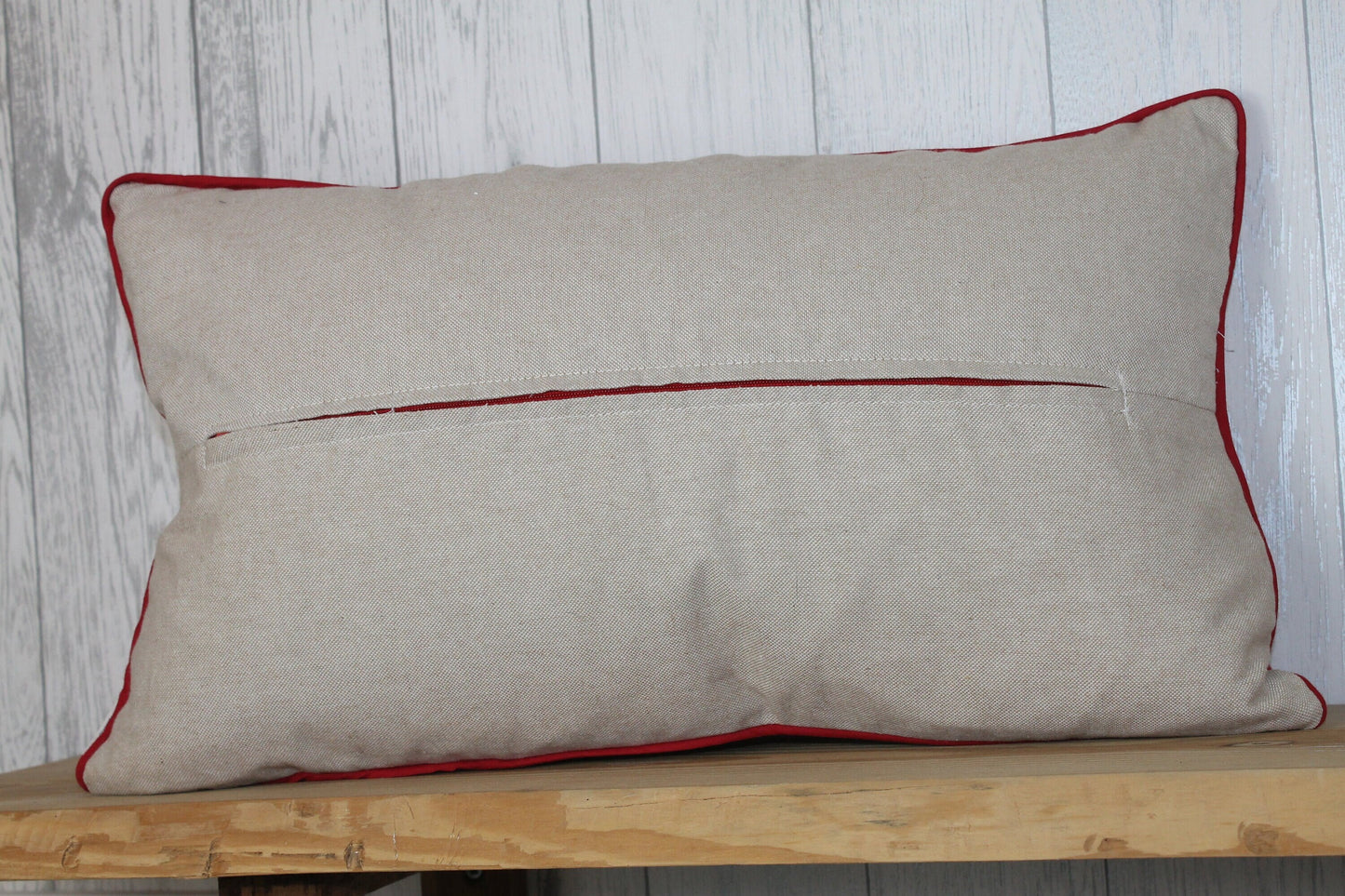 CWTSH Cushion Cream and Red Pillow ,Valentines Day Gift ,Gift For Her, Gift For Friend,Valentines Day Cushion Cover