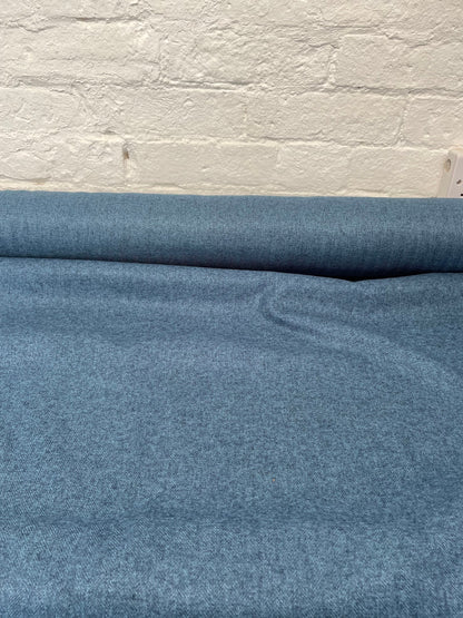 Tweed style fabric , 100% polyester Tweed Colour- Ocean.