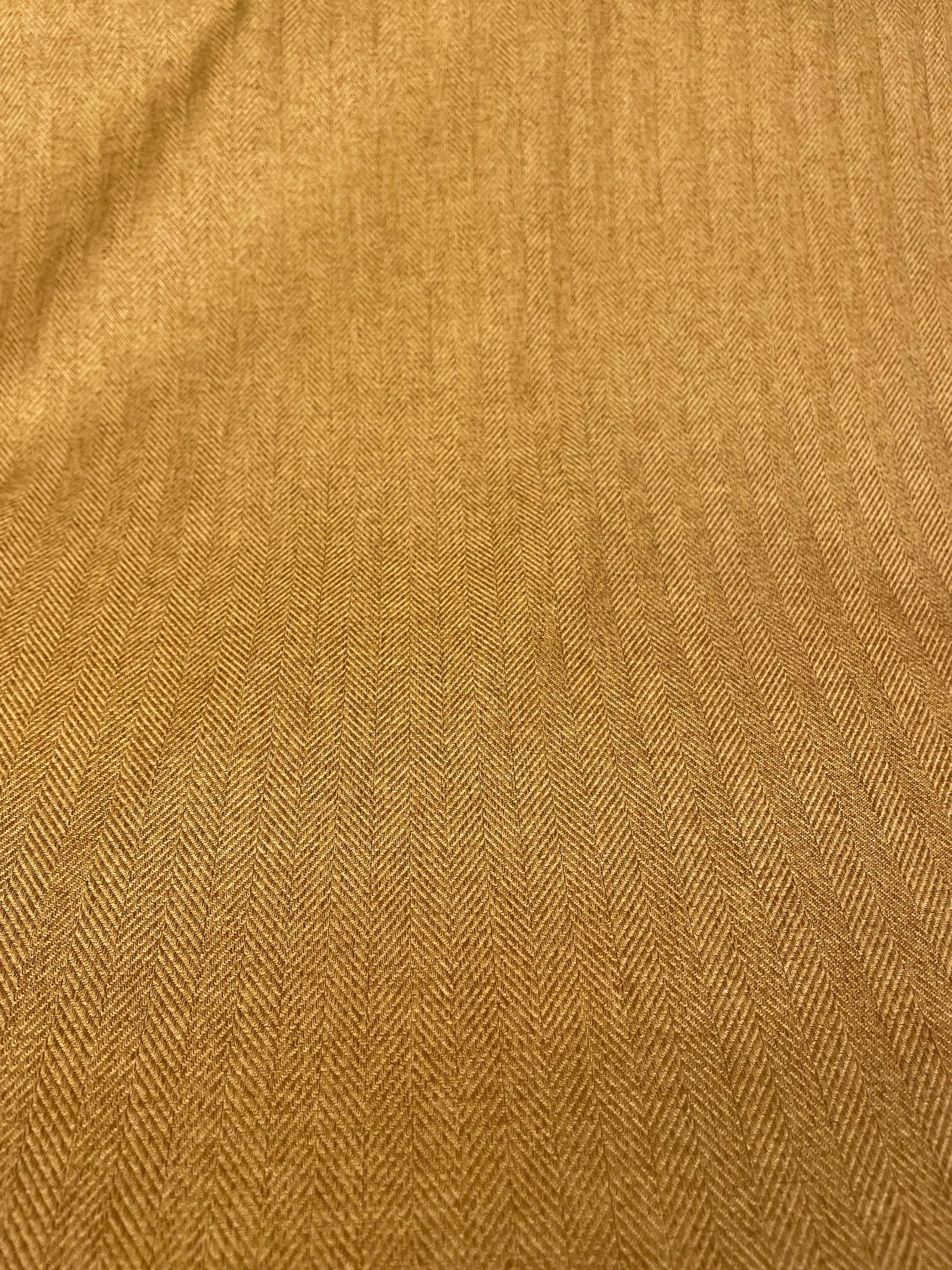 Tweed style fabric , 100% polyester. Tweed, Colour-Ochre