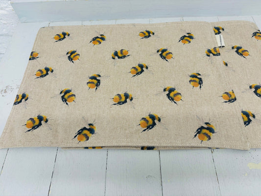 Bee Print fabric Placemat (set of2)