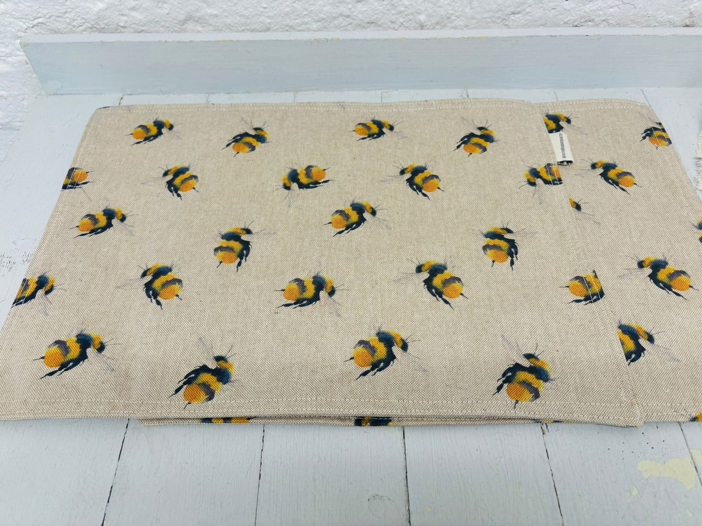 Bee Print fabric Placemat (set of2)