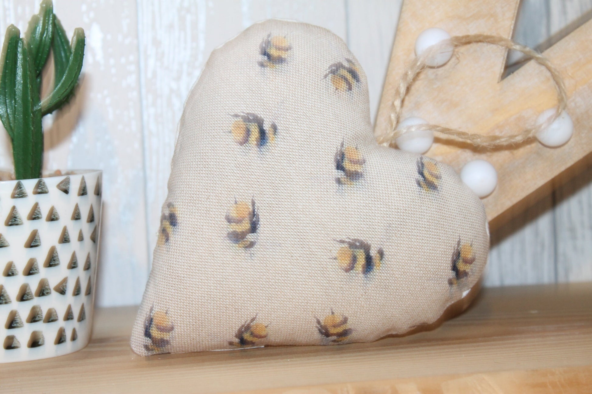 Bumble Bee Hanging Heart - Lizzie Dixon Designs