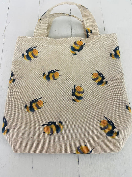 Bee Print Tote Style bag-choice if 3 sizes