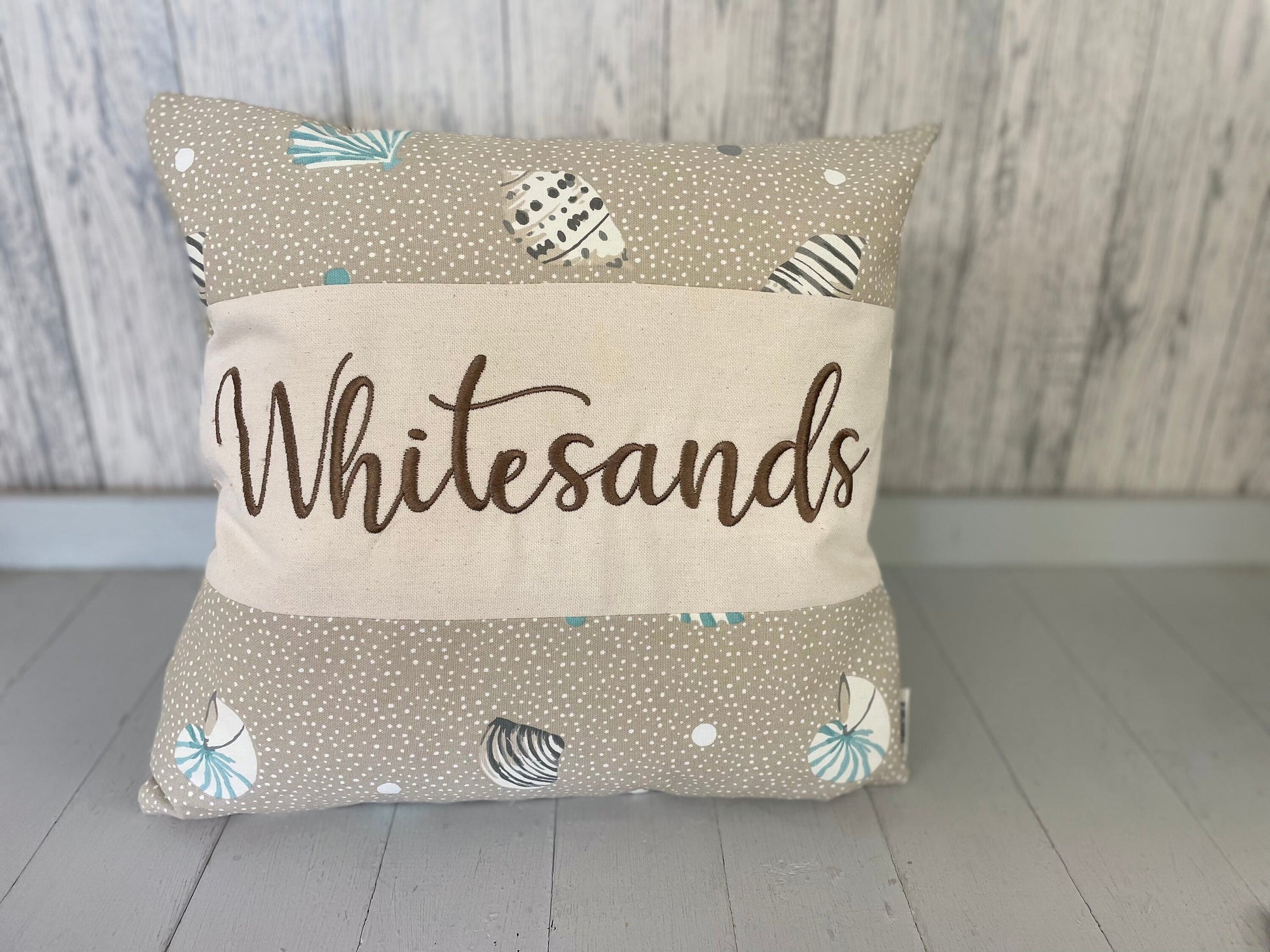 Personalise Nautical themed Location Cushion