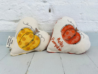 Hello Pumkin Hanging Heart Decorations.