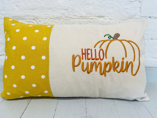 Hello Pumpkin Panel Cushion