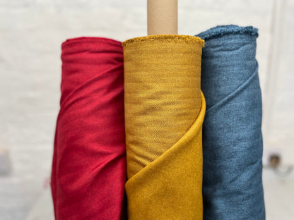 Tweed style fabric , 100% polyester. Tweed, Colour-Ochre