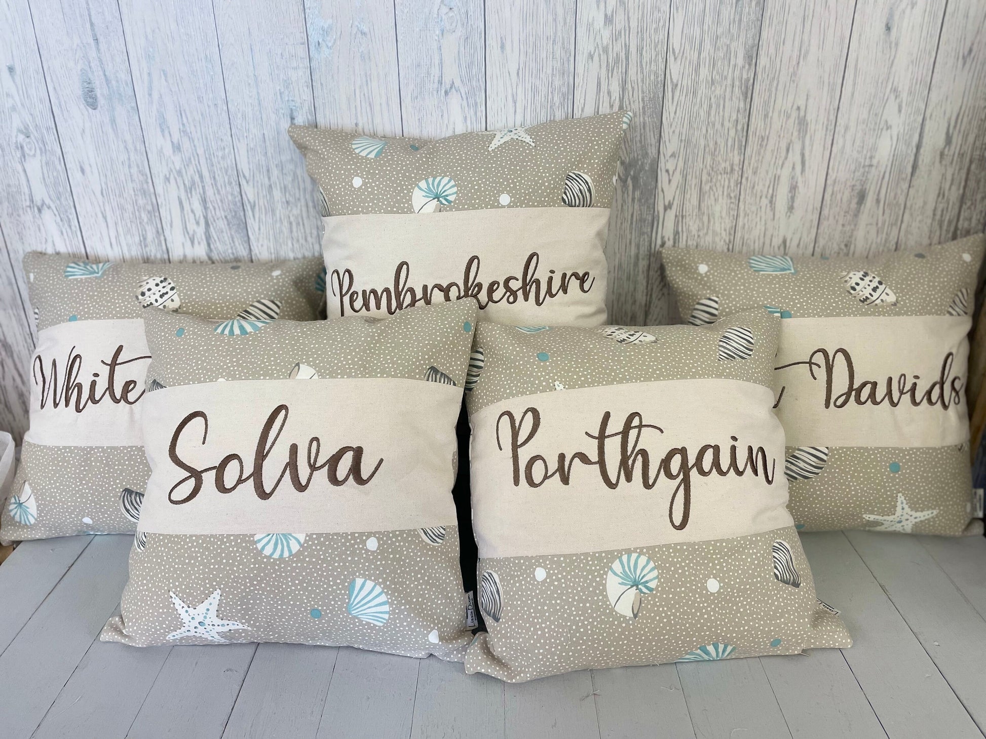 Personalise Nautical themed Location Cushion