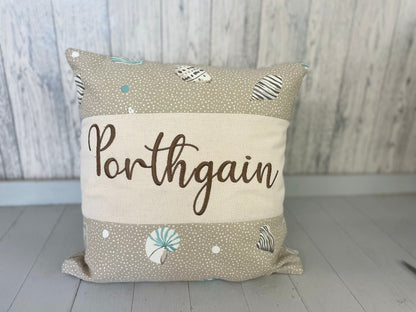 Personalise Nautical themed Location Cushion