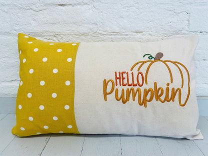 Hello Pumpkin Panel Cushion