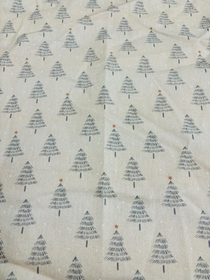 Christmas Napkins - Festive table-Christmas Trees, Handmade festive Napkins - Fabric Napkins