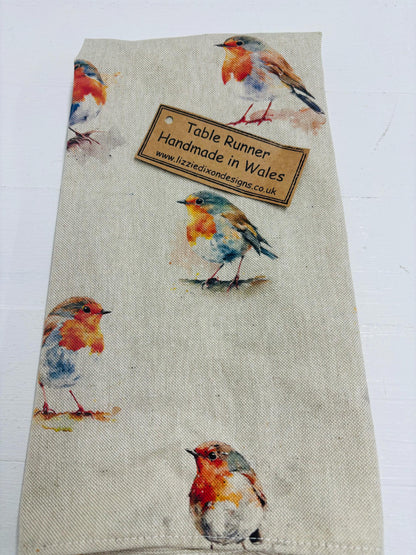 Father Christmas Table runner - Christmas festive Table Runner -3 lengths