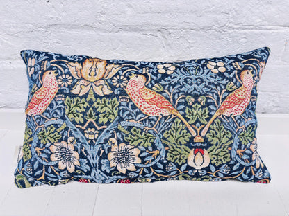 William Morris Strawberry Thief Tapestry Mother’s Gift, Personalised Cushion, Gift for Mum.