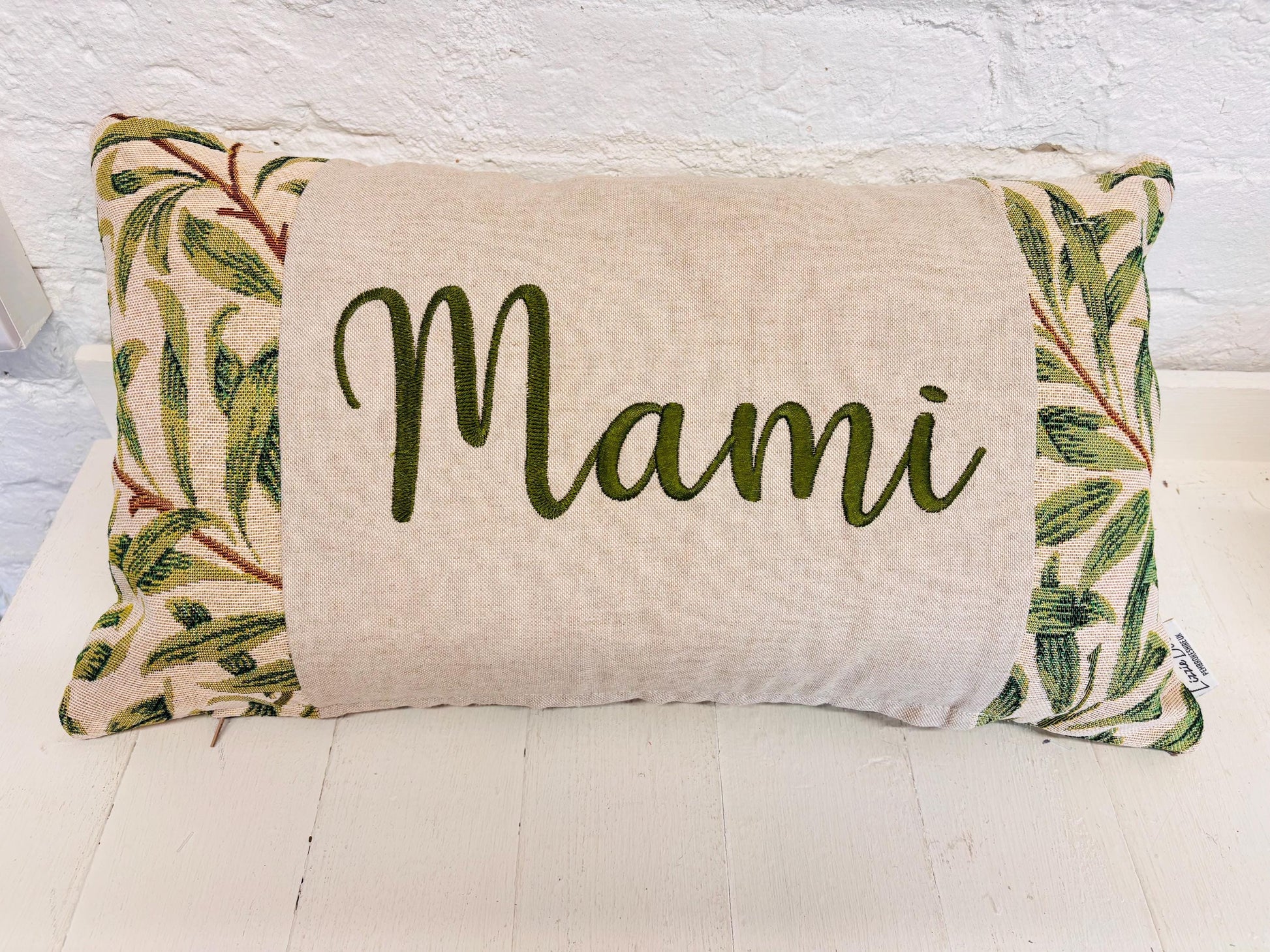 William Morris Willow Bough Tapestry Mother’s Gift, Personalised Cushion, Gift for Mum.