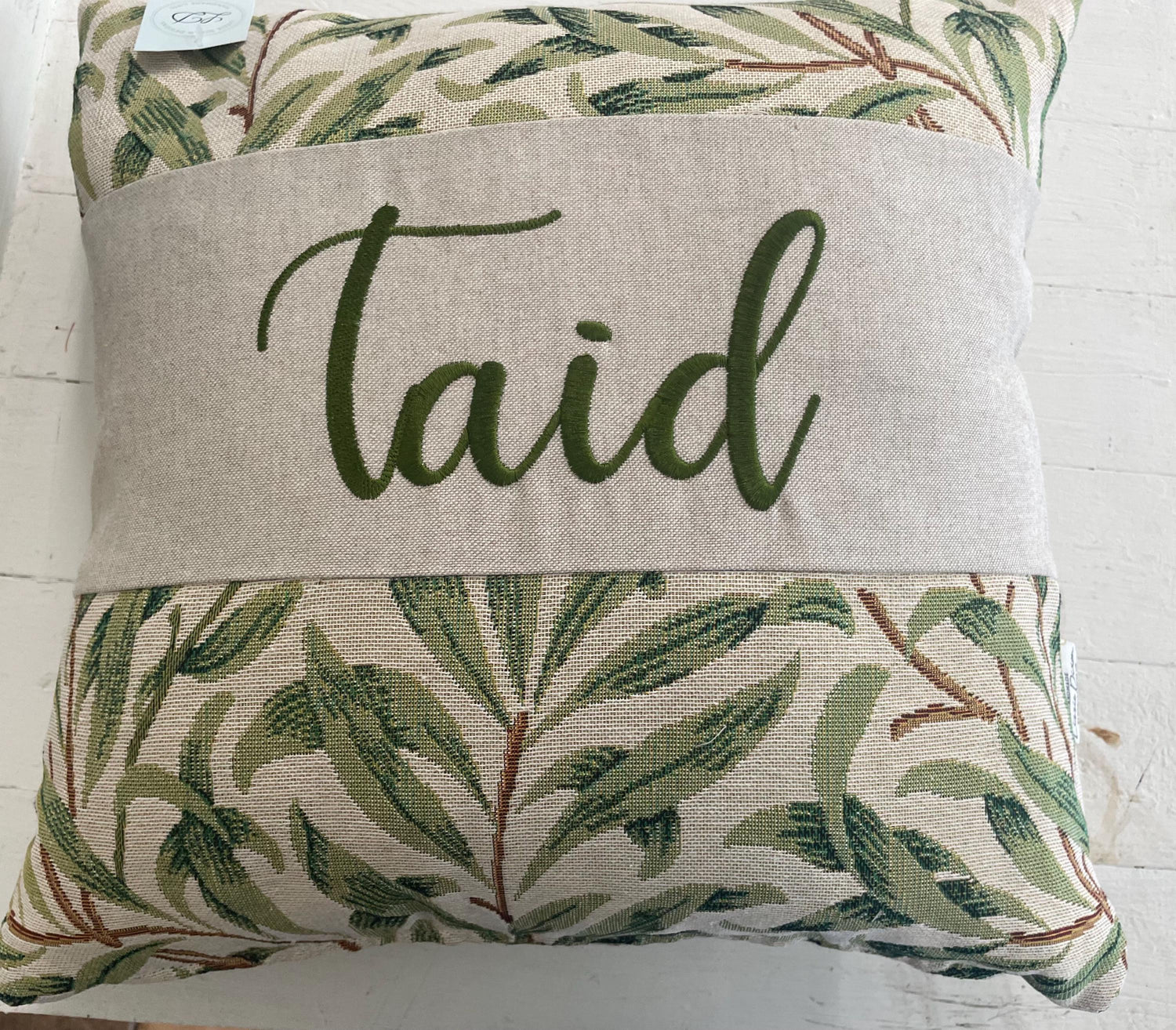 Williow Bough Tapestry Square cushion , William Morris iconic design Gift, Personalised Cushion, Gift for Him gift for grandad