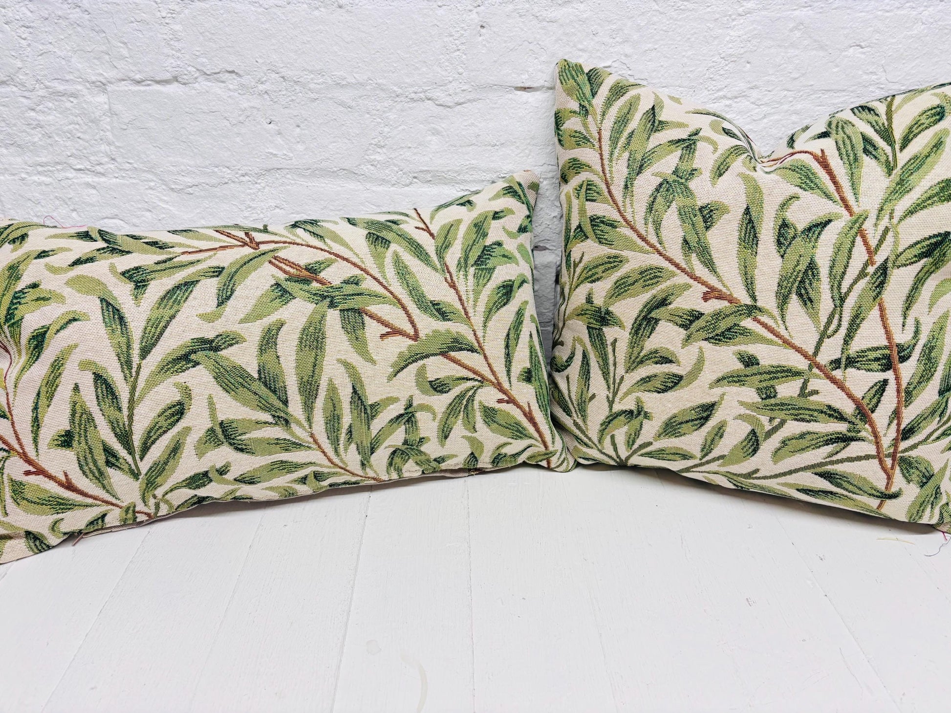 William Morris ,Willow Bough Plain Cushion.Square decorative cushion