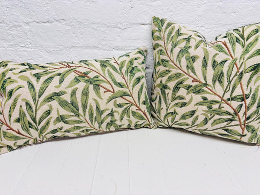 William Morris ,Willow Bough Plain Cushion.Square decorative cushion