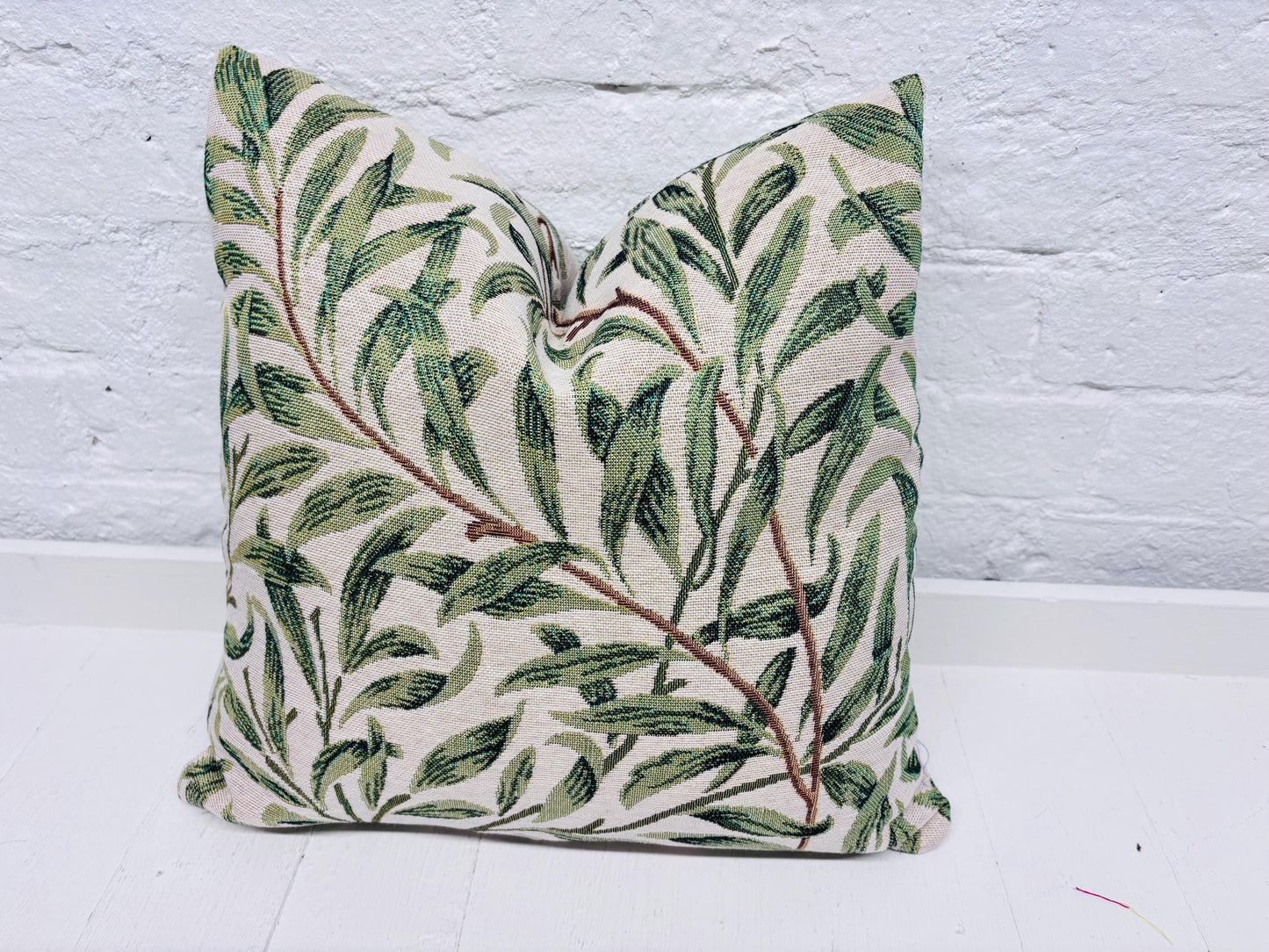 William Morris ,Willow Bough Plain Cushion.Square decorative cushion