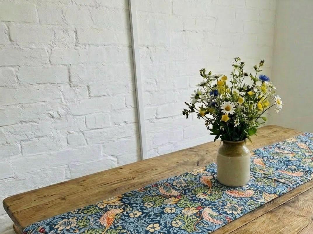 William Morris Strawberry Theif Table runner -Tapestry Table Runner