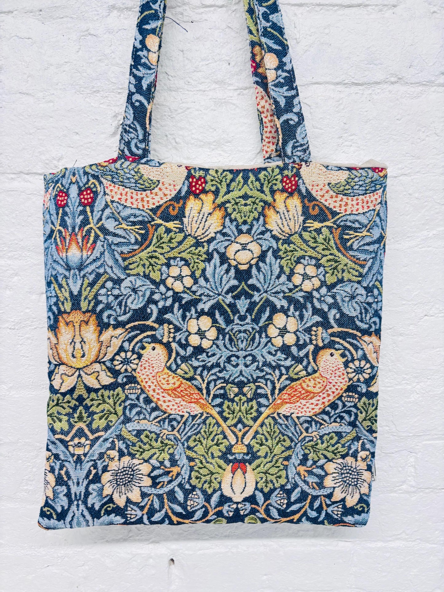 William Morris Strawberry Theif fabric Aoron.