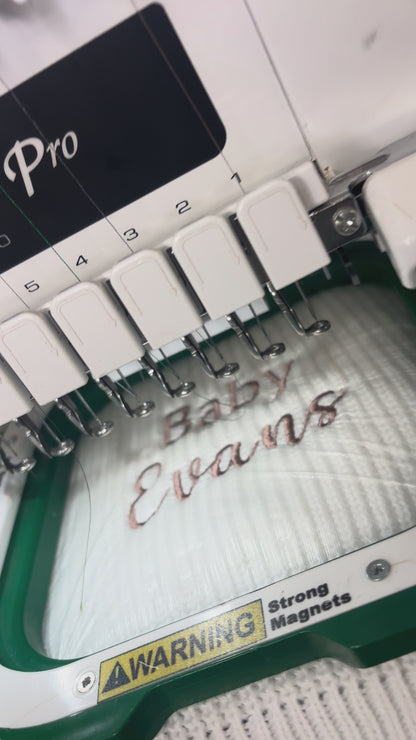 Personalised Knitted Baby Cardigan