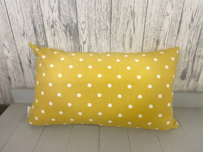 Cartref Ochre Dotty Cushion
