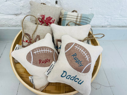 Personalised Rugby Father's Day Hanging Gift
