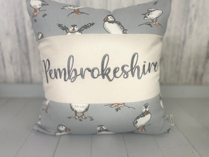 Personalised Nautical themed Location Cushion
